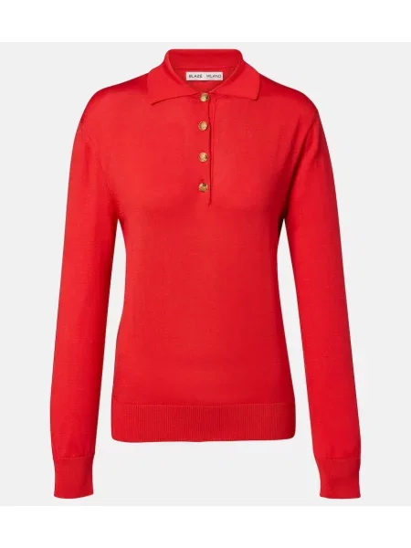 Pulover Blazé Milano de mătase roșu