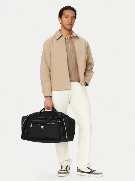 Torba weekendowa Guess czarna
