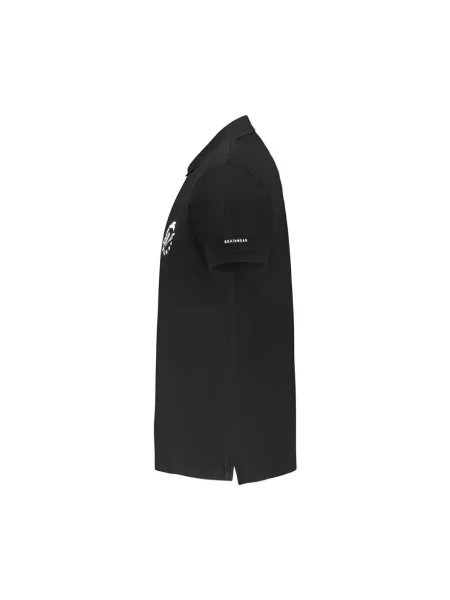 Polo Trussardi cu mâneci scurte negru