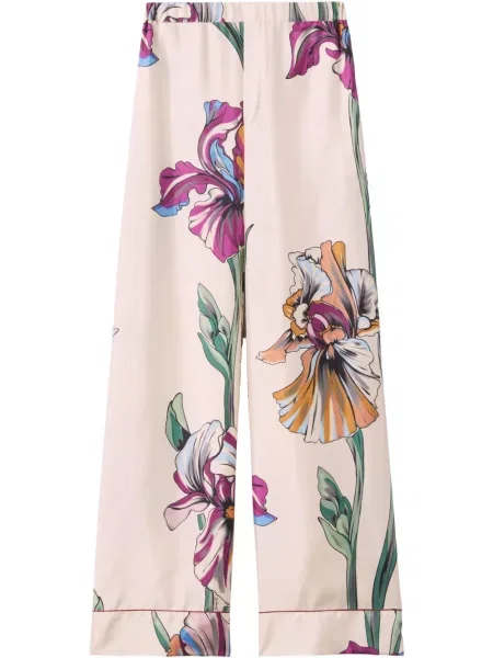 Pantaloni La Doublej cu model floral cu imagine