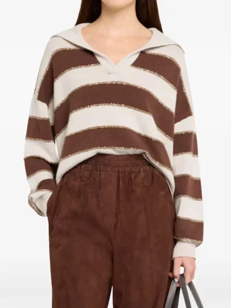 Pulover Brunello Cucinelli cu paiete