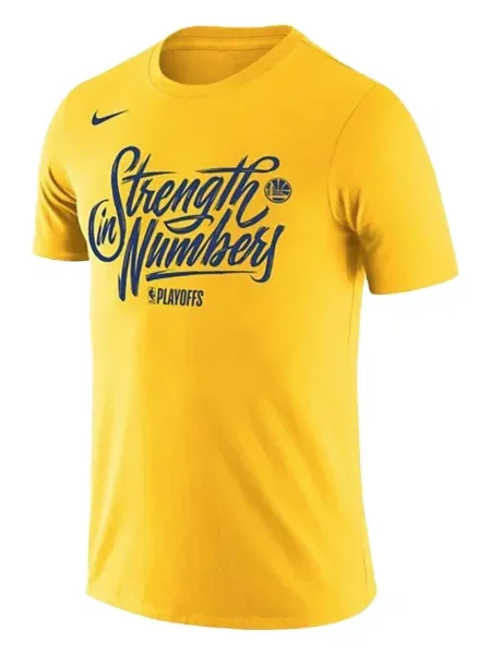 Polo Nike z dżerseju w paski z rękawami 3/4 białe