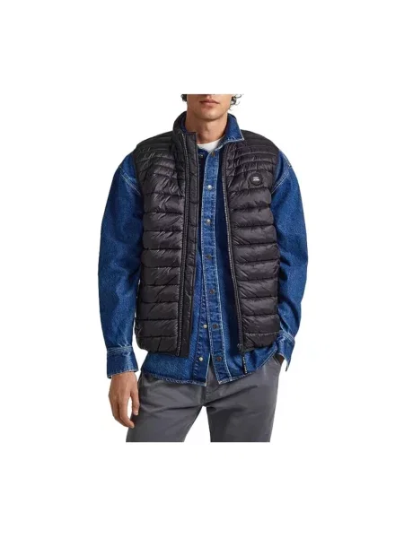 Kamizelka jeansowa Pepe Jeans czarna