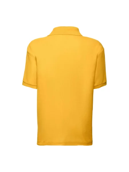 Tricou polo copii Fruit Of The Loom portocaliu