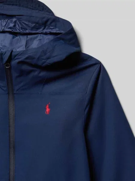 Kurtka Polo Ralph Lauren z kapturem granatowa