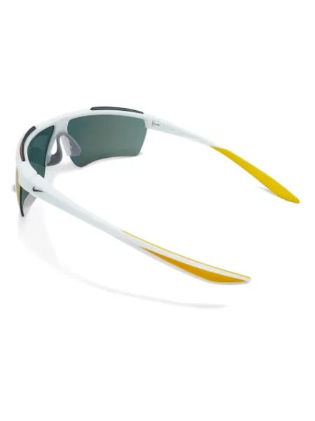 Ochelari de soare Nike cu cordon din jerseu cu imprimeu abstract gri