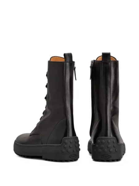Cizme scurte Tod's din piele maro