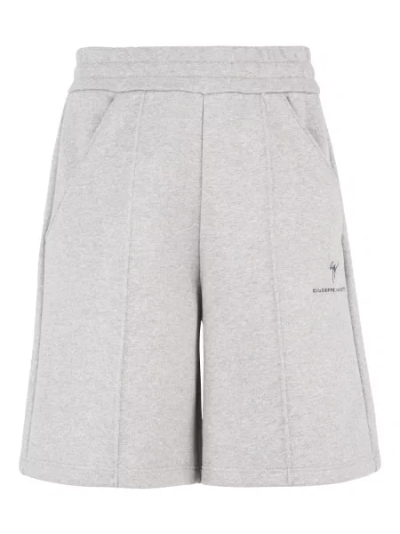 Pantaloni scurți Giuseppe Zanotti cu broderie gri
