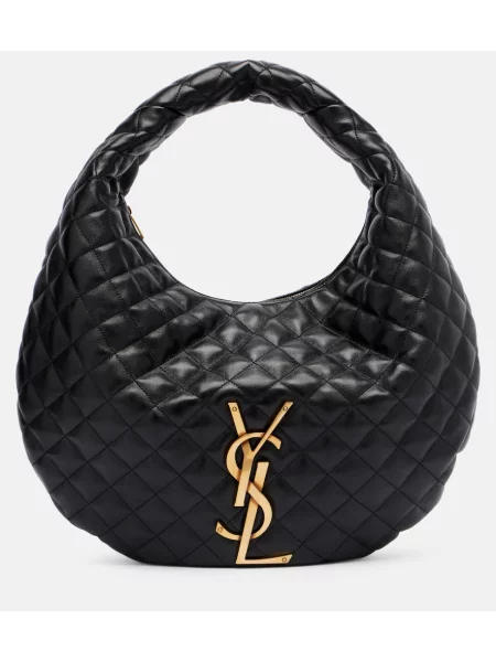Geanta de piele Saint Laurent din piele negru