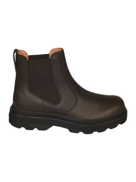 Sztyblety Tod's skórzane brązowe