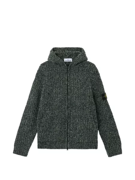 Pulover Stone Island cu strasuri verde