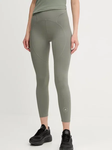Legginsy Adidas By Stella Mccartney zielone
