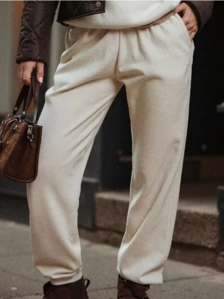 Спортивні штани джогери нюдовий