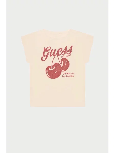 Guess Majica Regular Fit roza