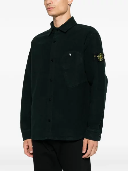 Πουκάμισο Stone Island κοτλέ πέτρες πράσινο