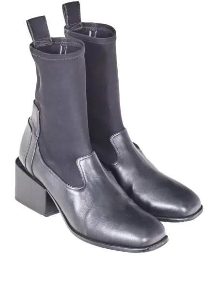 Botki Gloria Coelho skórzane czarne