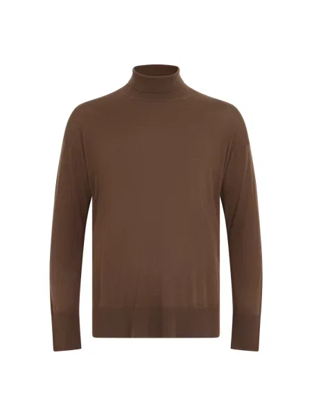 Sweter Max Mara wełniany brązowy