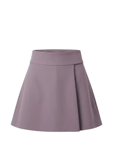 Fusta mini Valentino Garavani în linie A violet