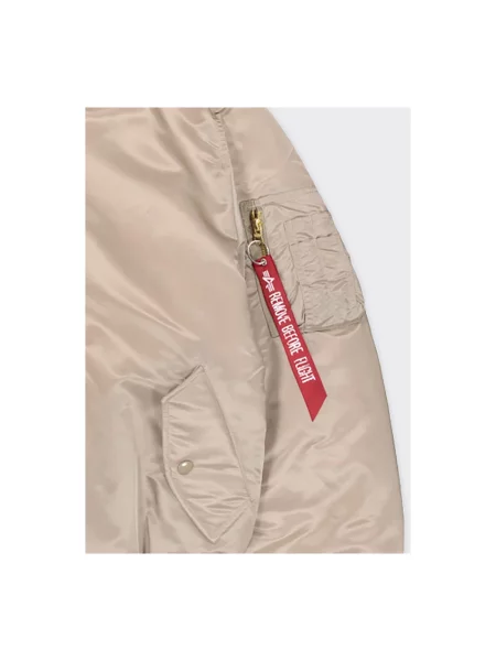 Kurtka bomber Alpha Industries retro beżowy