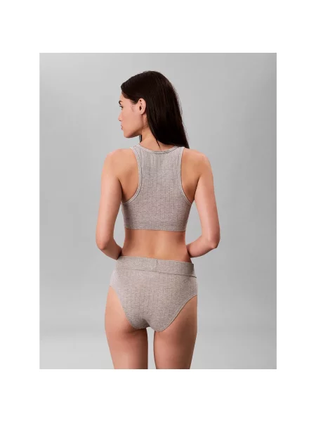 Bez podstave bralette Calvin Klein Jeans siva