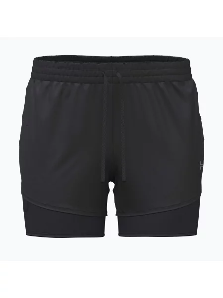 Шорти для бігу Under Armour Velociti Pro 4" ultimate black/ultimate black/ultimate black чорні