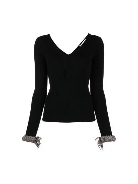 Dzianinowy sweter Giuseppe Di Morabito czarny
