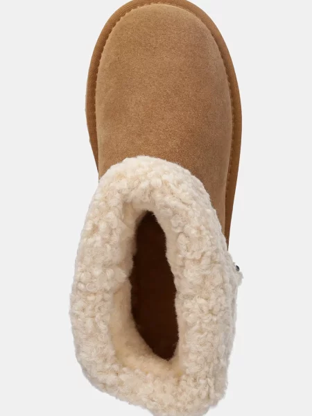 Замшевые сапоги Answear.lab коричневые