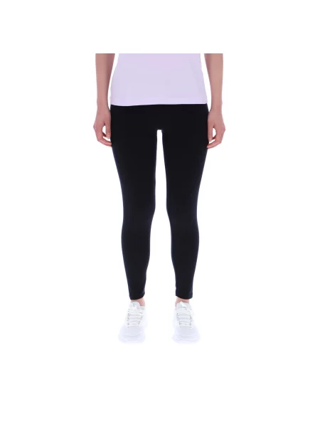 Reebok ID Legginsy z bawełny z małym logounisex Black Size: XS czarne