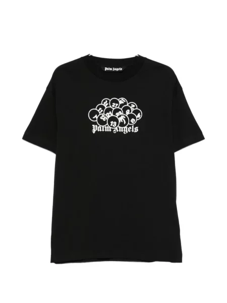 Tricou Palm Angels cu imagine negru