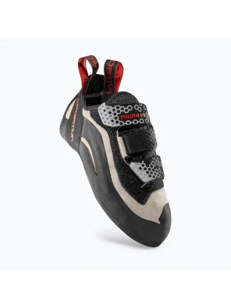 Pantofi de escaladă pentru femei La Sportiva Miura VS white/cherry tomato alb