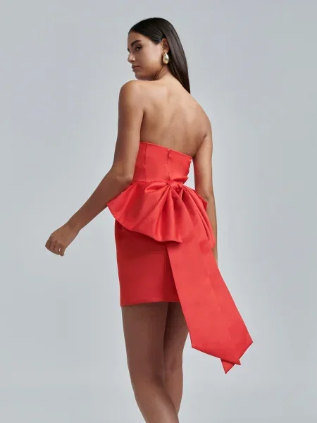 BWLDR Rochie de cocktail Bowe' roșu