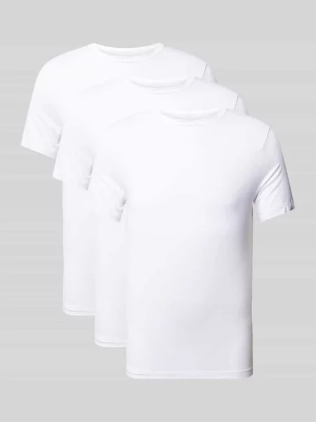 BOSS t-shirt gładki biały