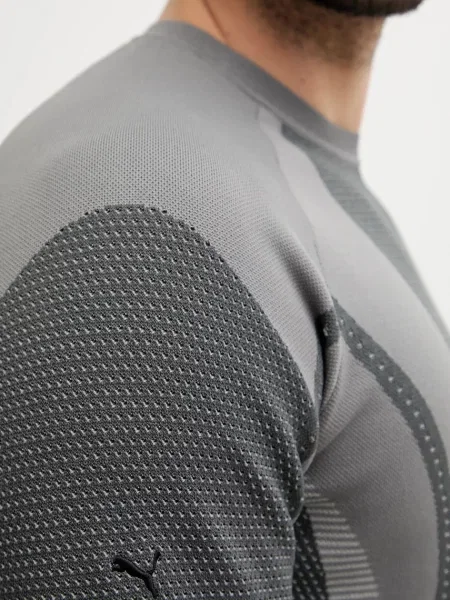 Лонгслив Puma серый