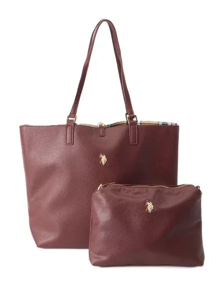 Rucsac U.s. Polo Assn. din piele roșu