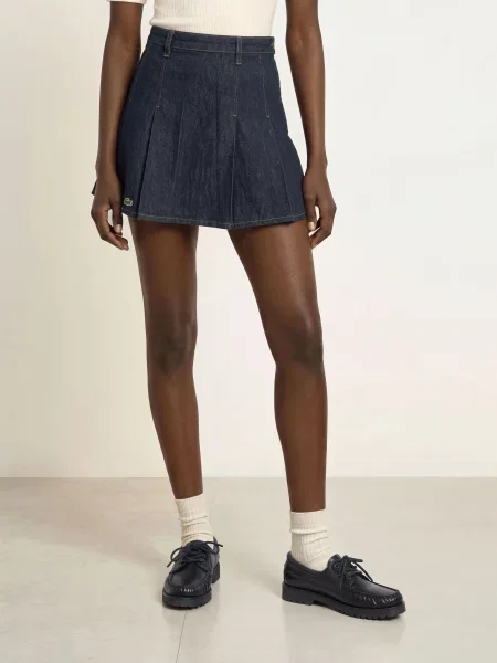 Lacoste Džínová Sukně tmavě modrá
