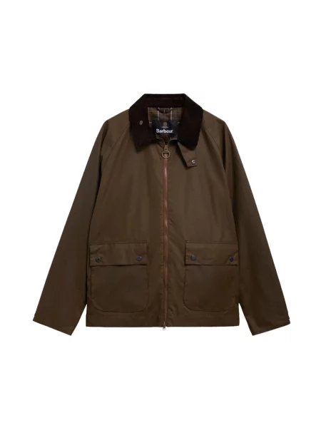 Barbour krótka kurtka brązowa