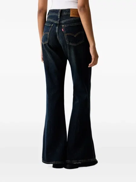 Prugasti ruksak Levi's® visoki struk siva