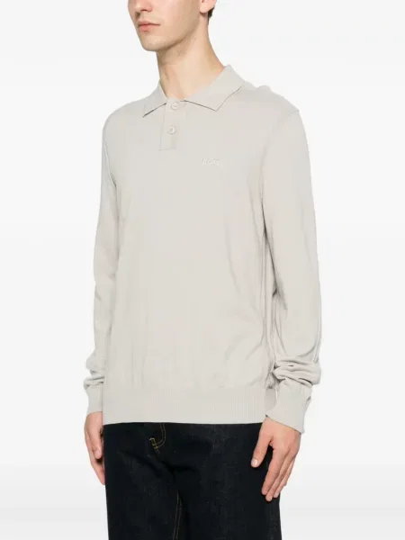 Gulerat tricou polo Boss cu autograf