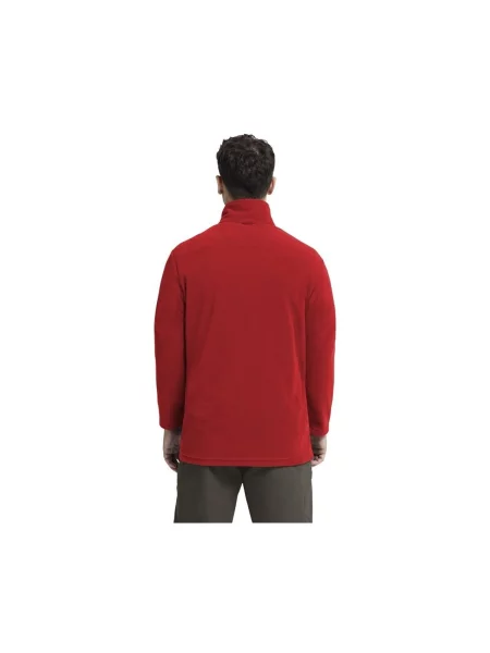 Pánska fleecová mikina Jack Wolfskin Taunus Full Zip siren red červená