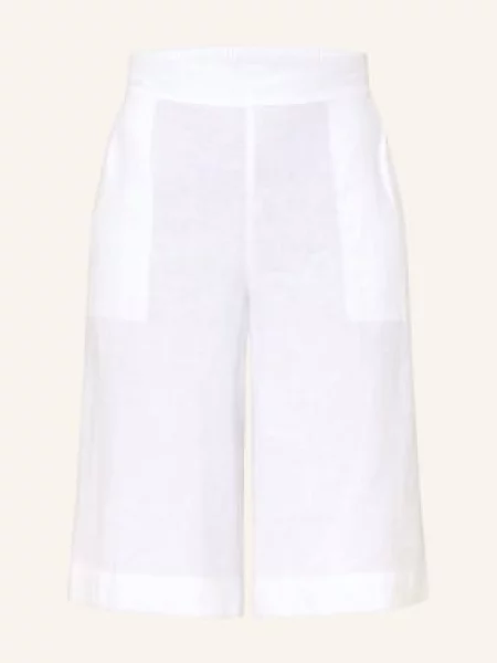 Lilienfels Szorty Z Lnu weiss białe