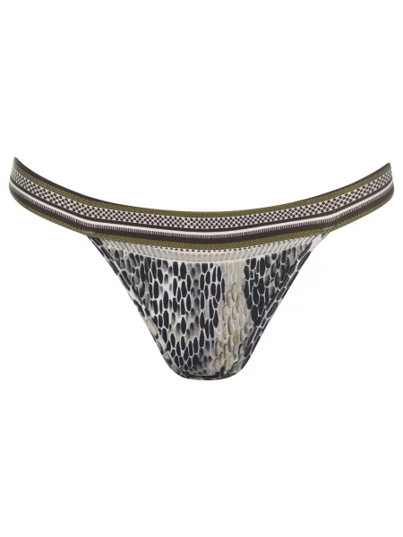 Chiloți briefs Hot Tuna cu model piele de șarpe gri