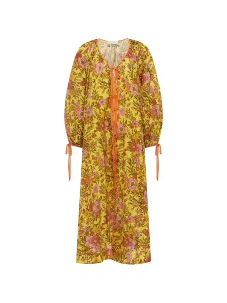 Rochie tip cămașă Alemais galben