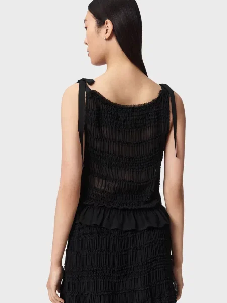 Топ Allsaints черный