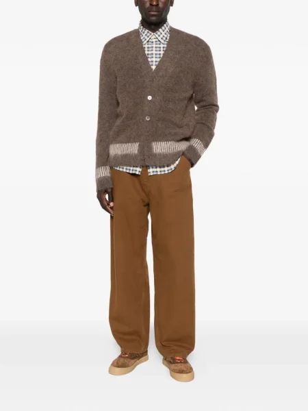 Pantaloni Carhartt Wip conici maro