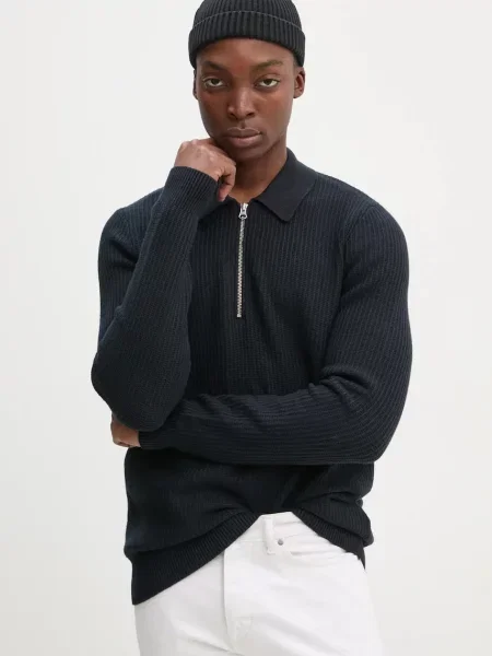 Samsoe Samsoe pulover barbati marin light albastru