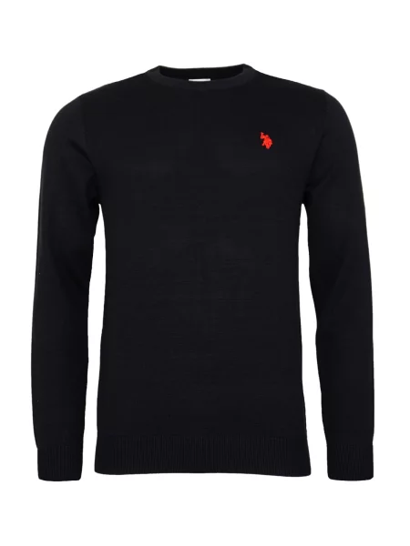 U.S. POLO ASSN. Pulover rdeča črna