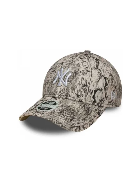 Kígyómintás baseball sapka New Era szürke
