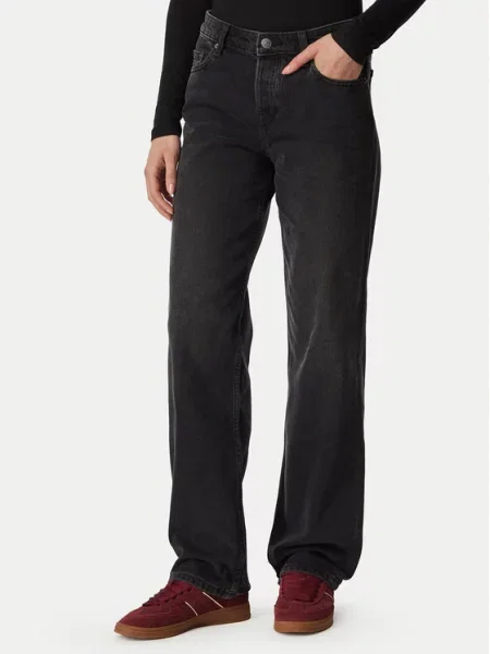 Tommy Jeans Дънки Sophie Straight Fit черен
