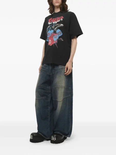 Tricou Doublet cu imagine negru