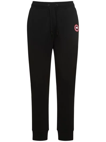 Športové nohavice Canada Goose čierna